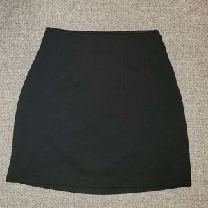 Oak + Fort Black Mini Skirt
